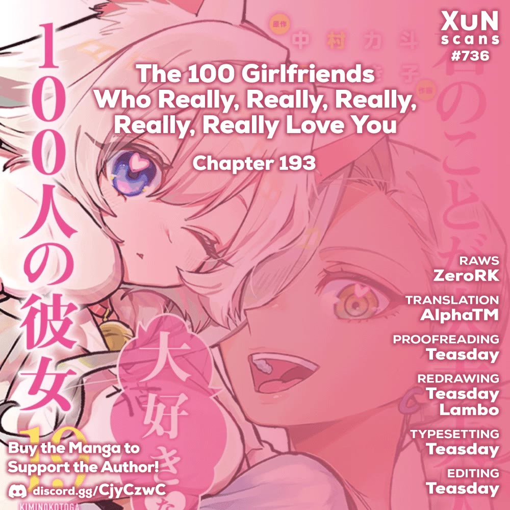 The 100 Girlfriends Who Really, Really, Really, Really, Really Love You chapter 193 page 1