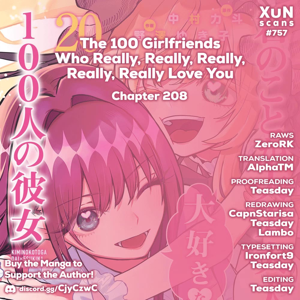 The 100 Girlfriends Who Really, Really, Really, Really, Really Love You chapter 208 page 1