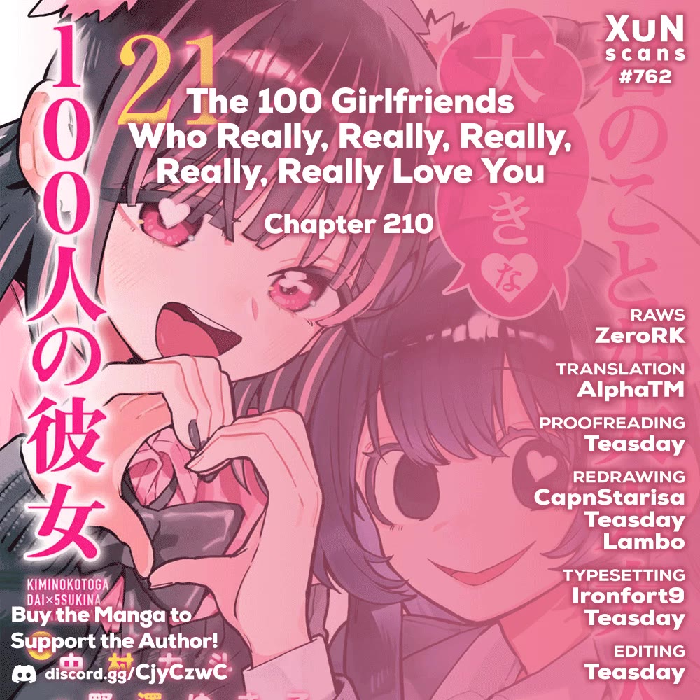 The 100 Girlfriends Who Really, Really, Really, Really, Really Love You chapter 210 page 1