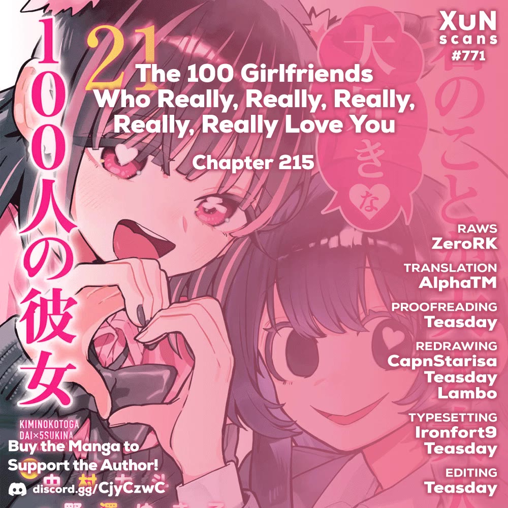 The 100 Girlfriends Who Really, Really, Really, Really, Really Love You chapter 215 page 1