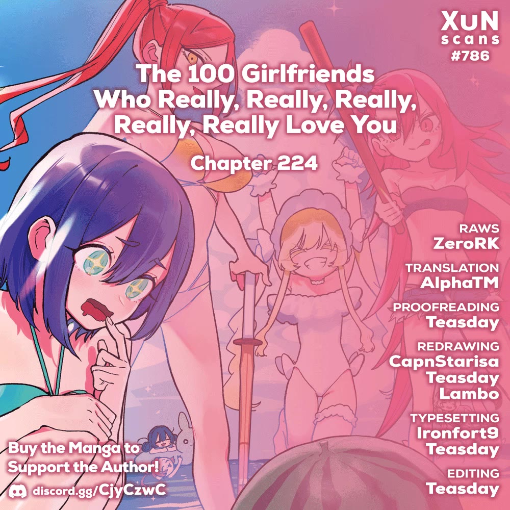 The 100 Girlfriends Who Really, Really, Really, Really, Really Love You chapter 224 page 1