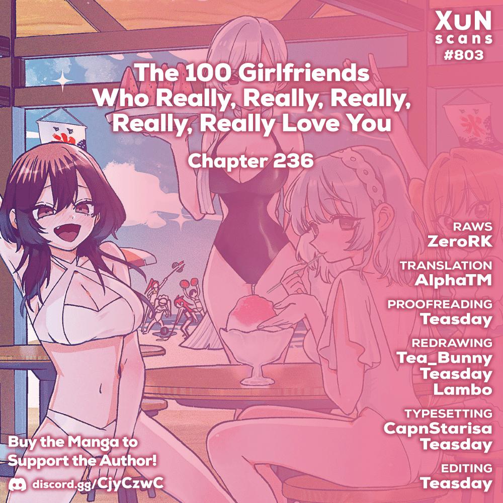 The 100 Girlfriends Who Really, Really, Really, Really, Really Love You chapter 236 page 1