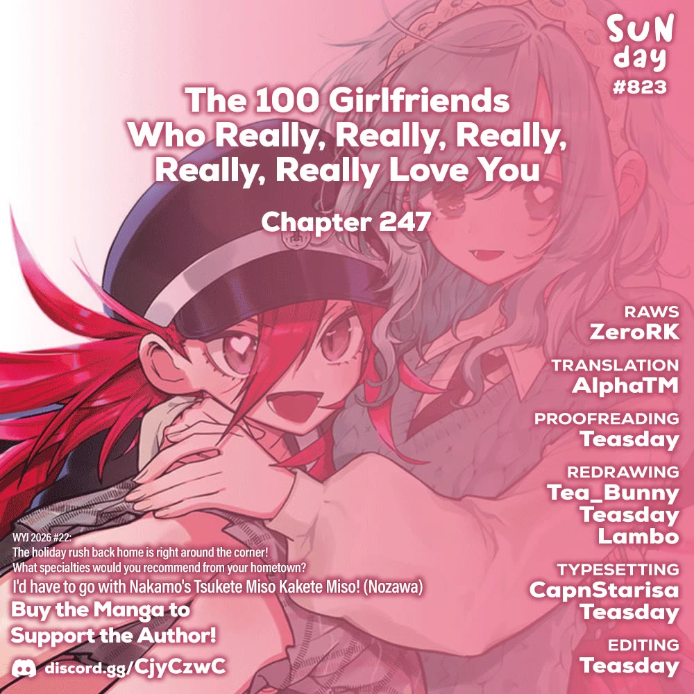 The 100 Girlfriends Who Really, Really, Really, Really, Really Love You chapter 247 page 1