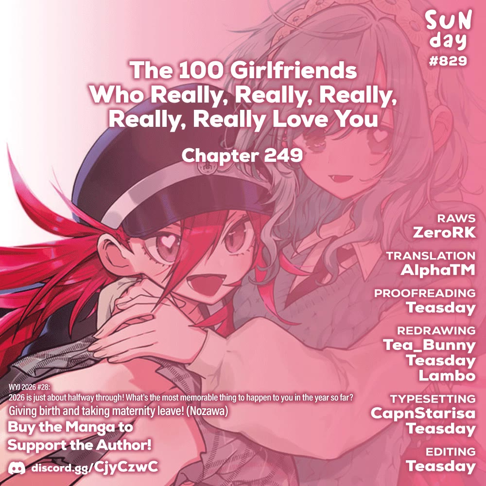 The 100 Girlfriends Who Really, Really, Really, Really, Really Love You chapter 249 page 1