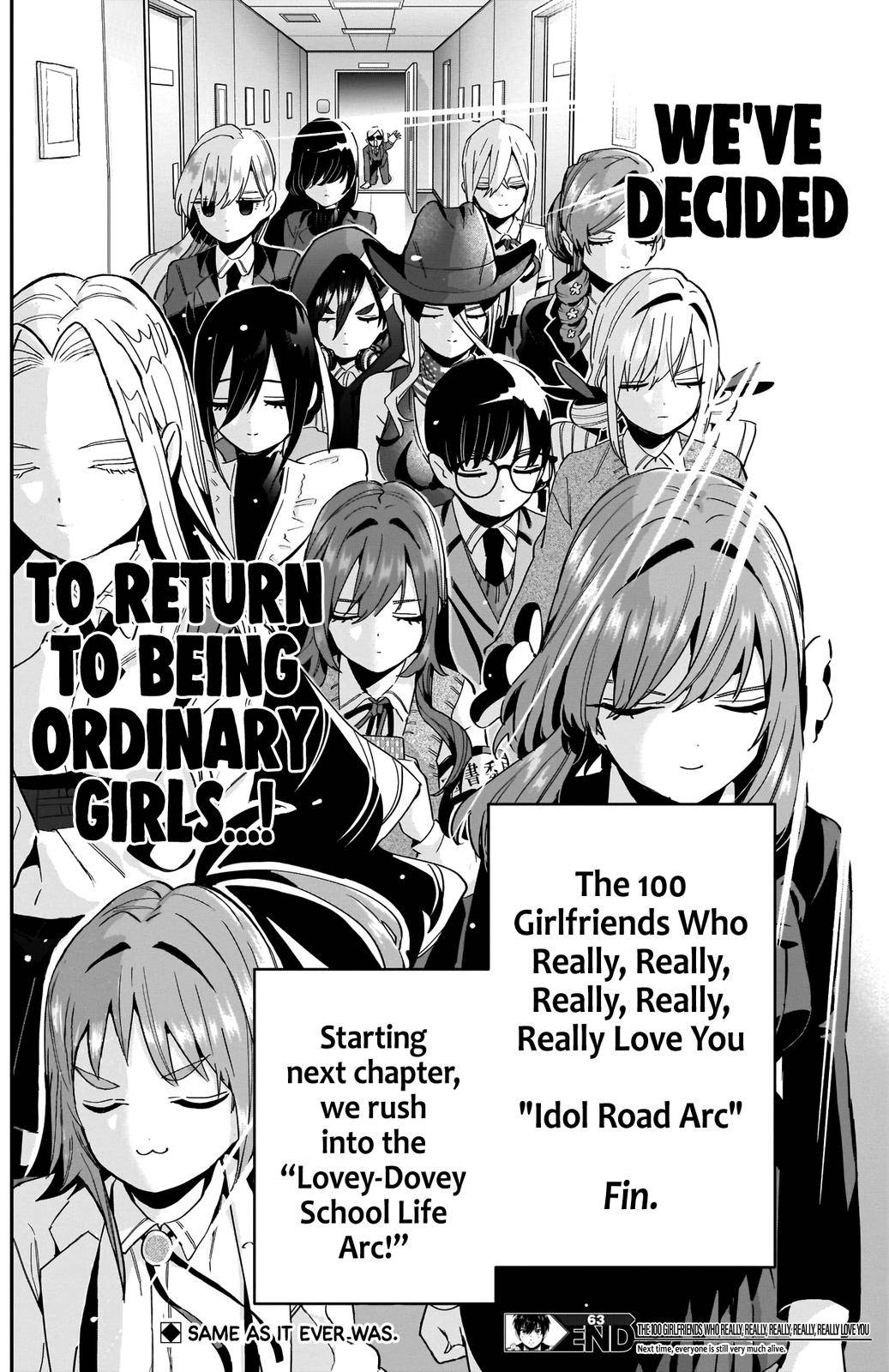 The 100 Girlfriends Who Really, Really, Really, Really, Really Love You chapter 63 page 19