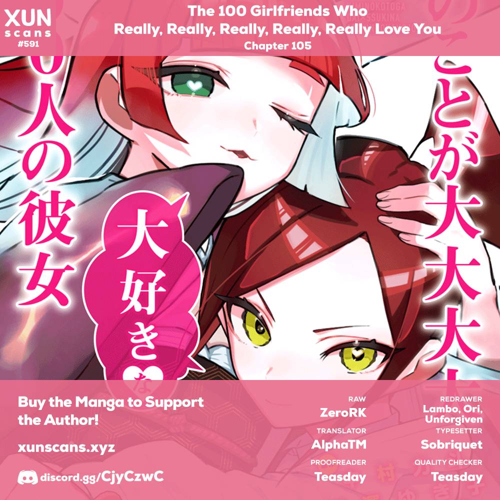 The 100 Girlfriends Who Really, Really, Really, Really, Really Love You chapter 105 page 1