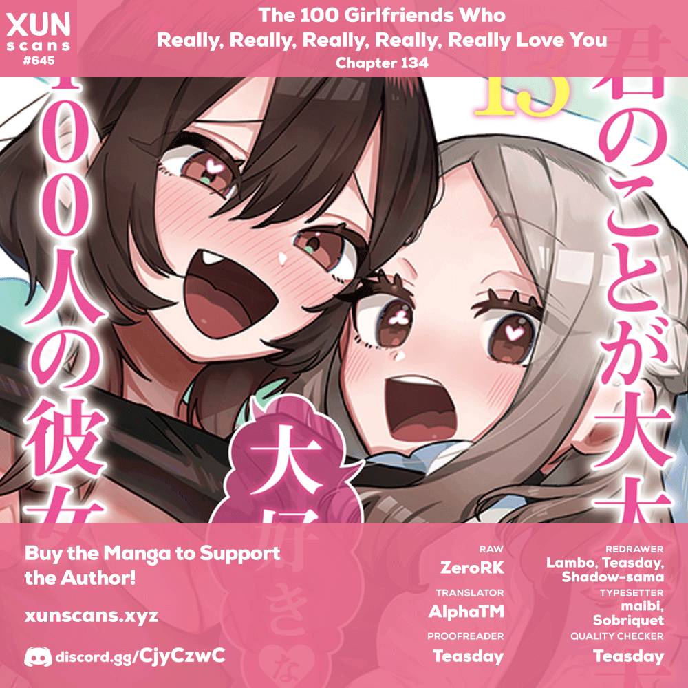 The 100 Girlfriends Who Really, Really, Really, Really, Really Love You chapter 134 page 1