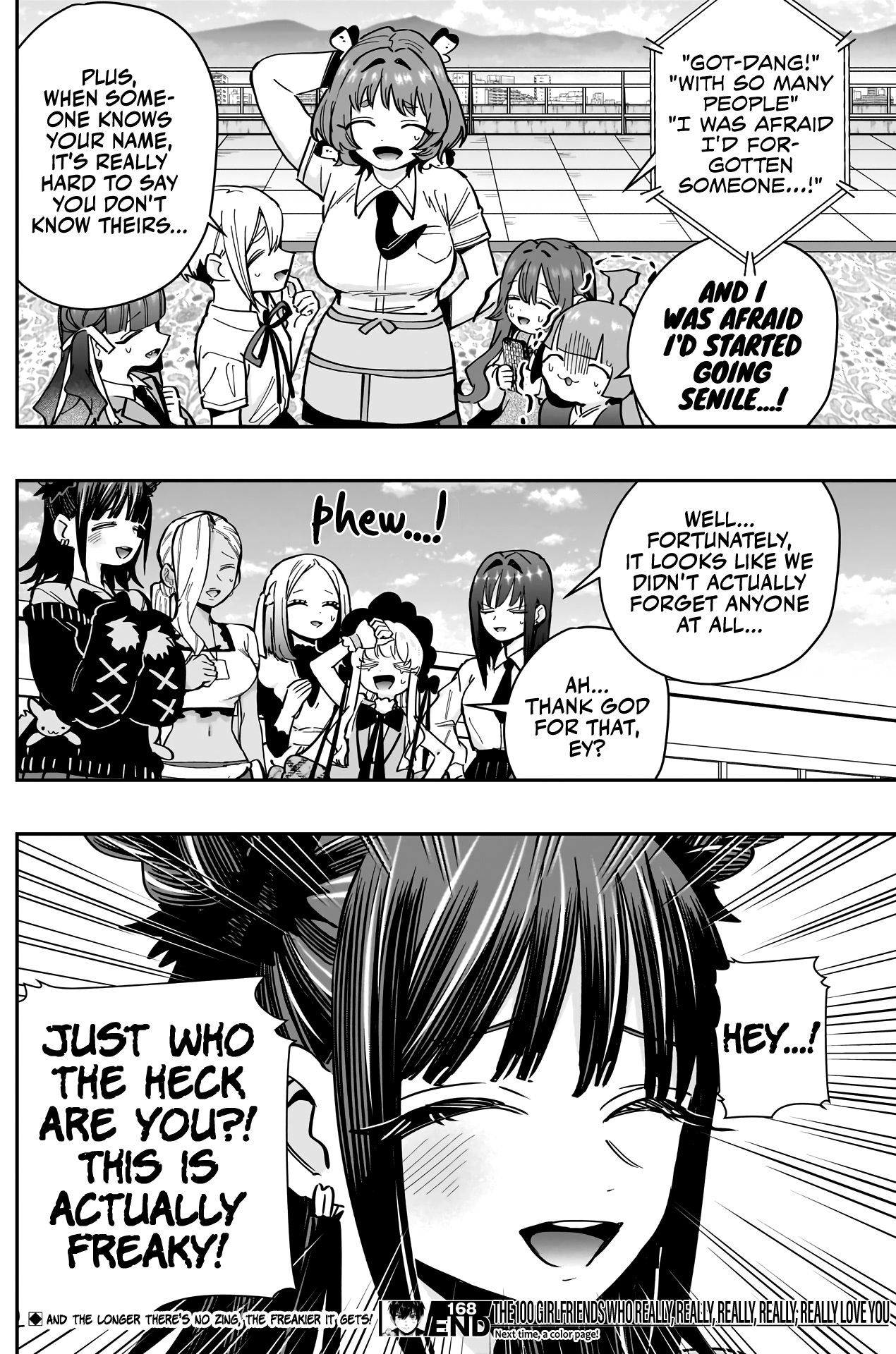 The 100 Girlfriends Who Really, Really, Really, Really, Really Love You chapter 168 page 21