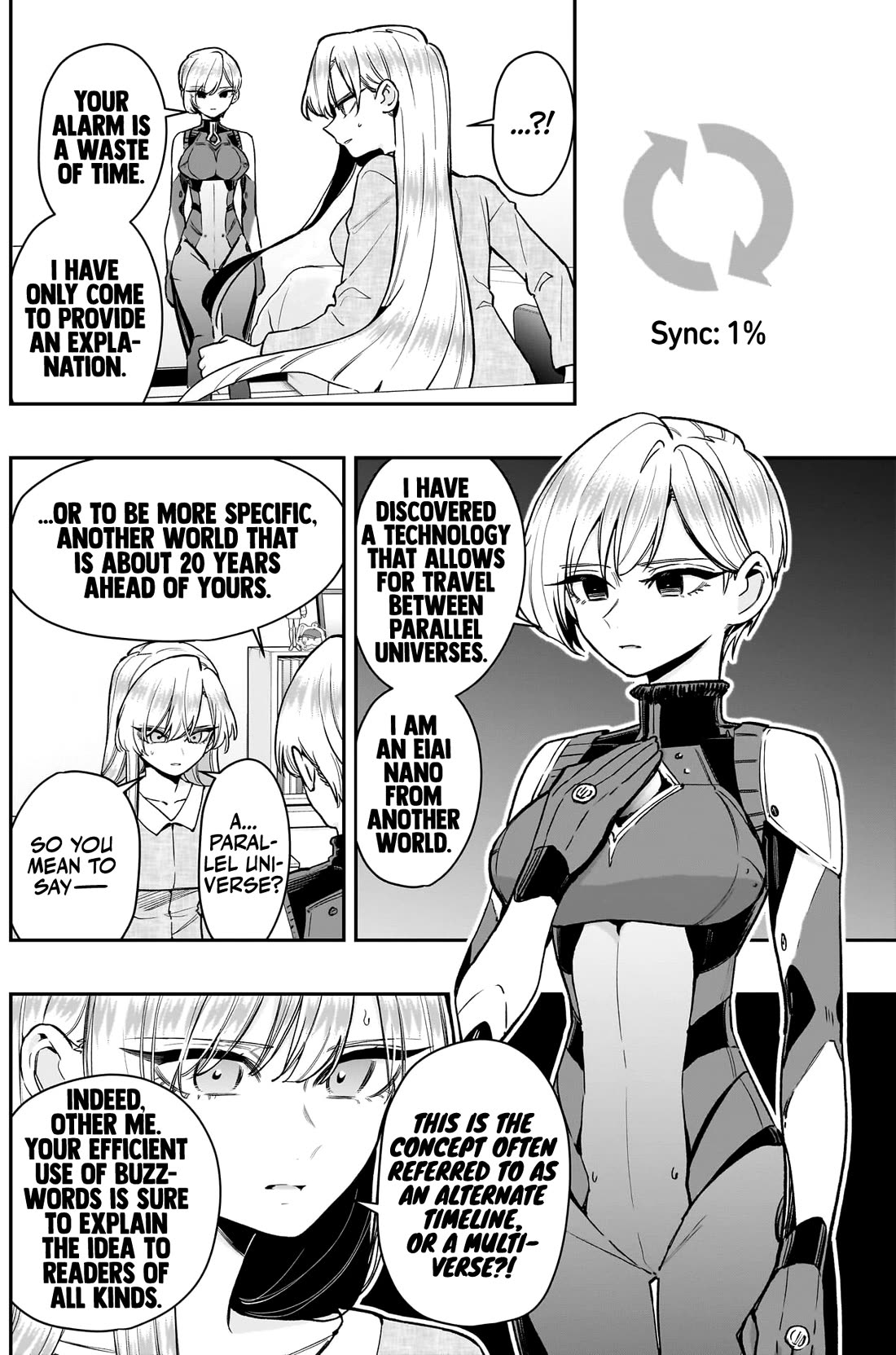 The 100 Girlfriends Who Really, Really, Really, Really, Really Love You chapter 208 page 3