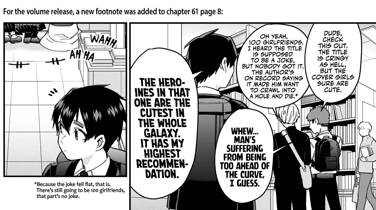 The 100 Girlfriends Who Really, Really, Really, Really, Really Love You chapter 68.5 page 22