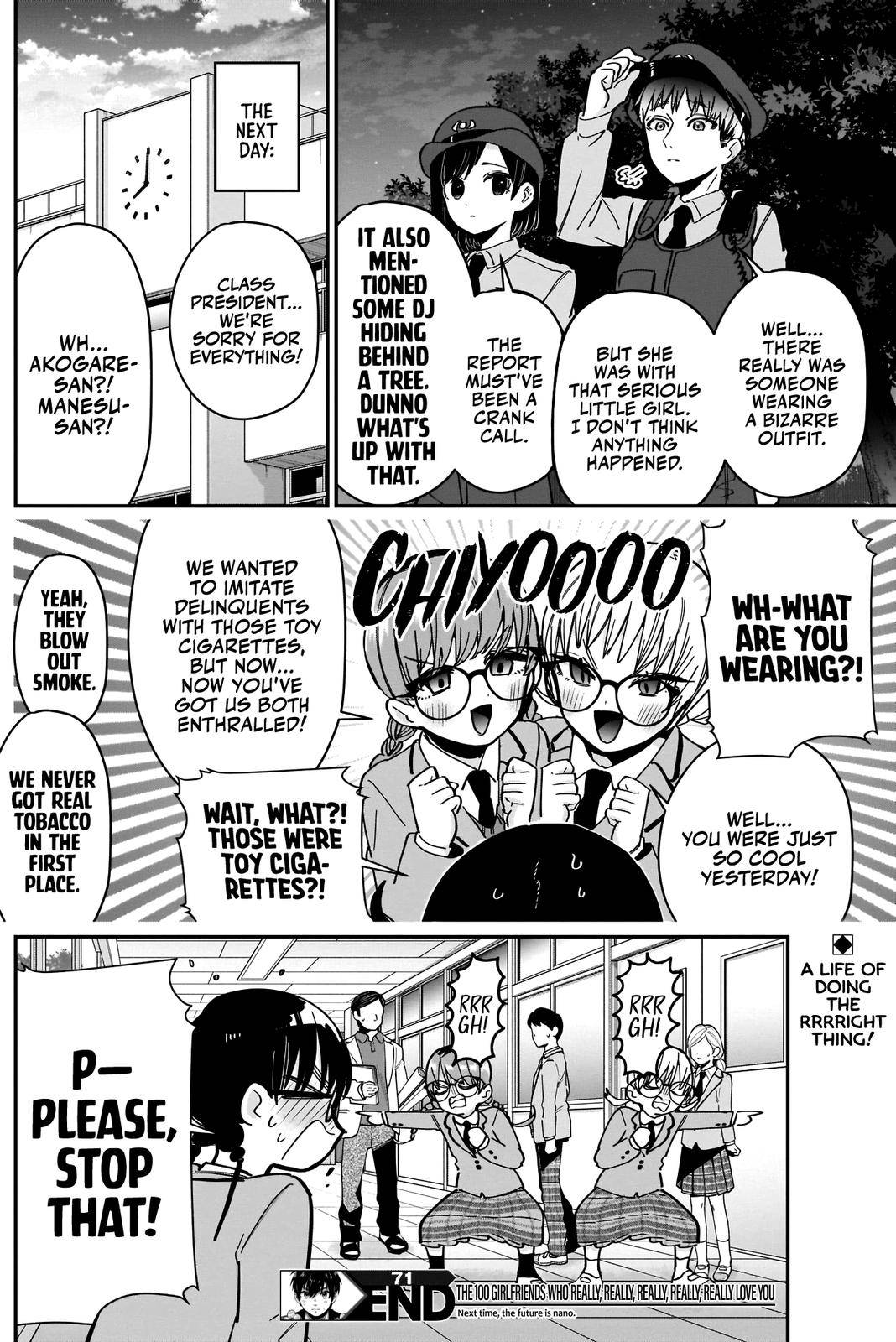 The 100 Girlfriends Who Really, Really, Really, Really, Really Love You chapter 71 page 21