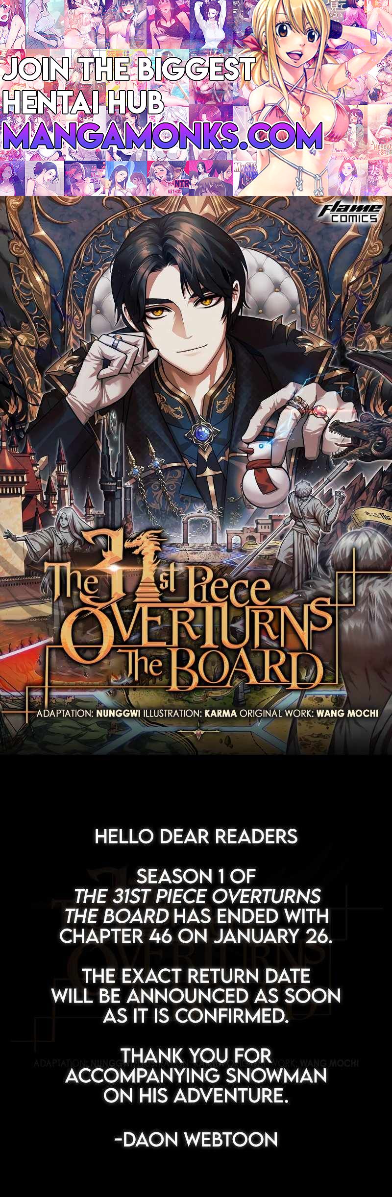 The 31st Piece Overturns the Board chapter 46.5 page 1