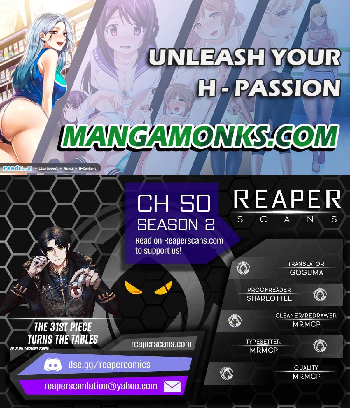 The 31st Piece Overturns the Board chapter 50 page 1