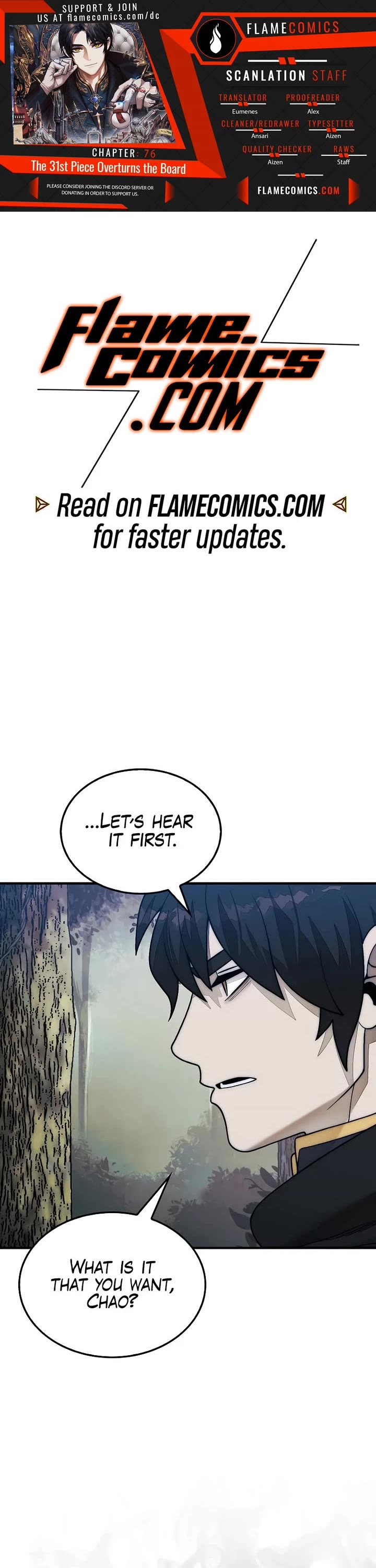 The 31st Piece Overturns the Board chapter 76 page 1
