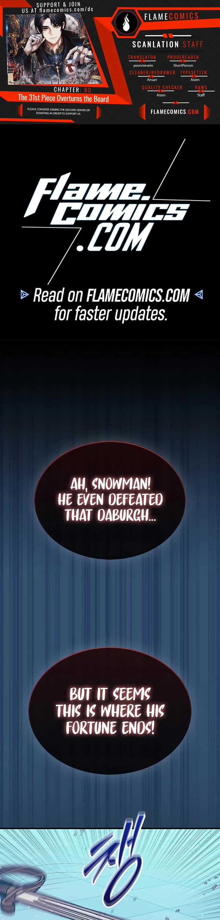 The 31st Piece Overturns the Board chapter 80 page 1