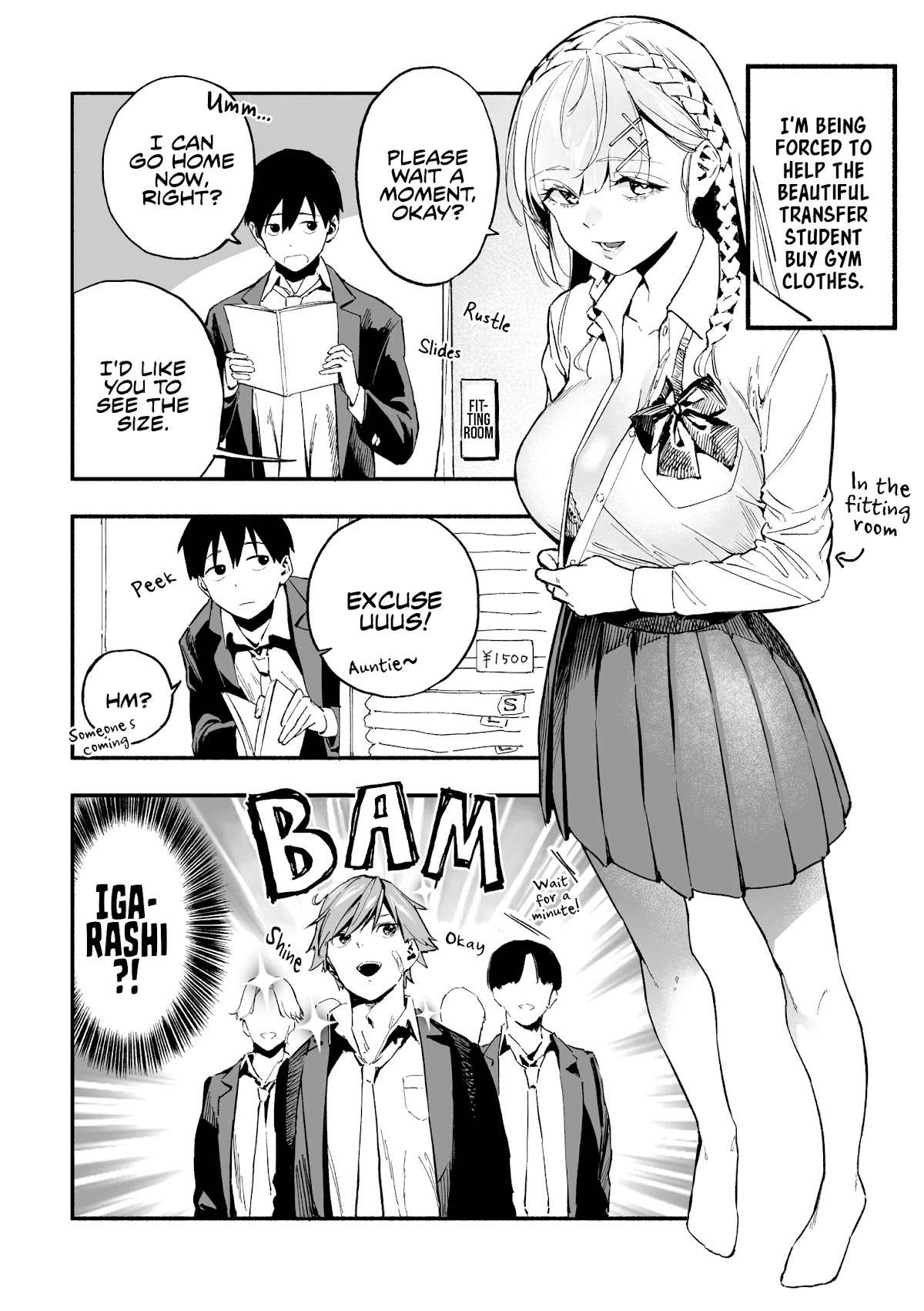 The Angelic Yet Devilish Transfer Student With Big Tits chapter 4 page 1