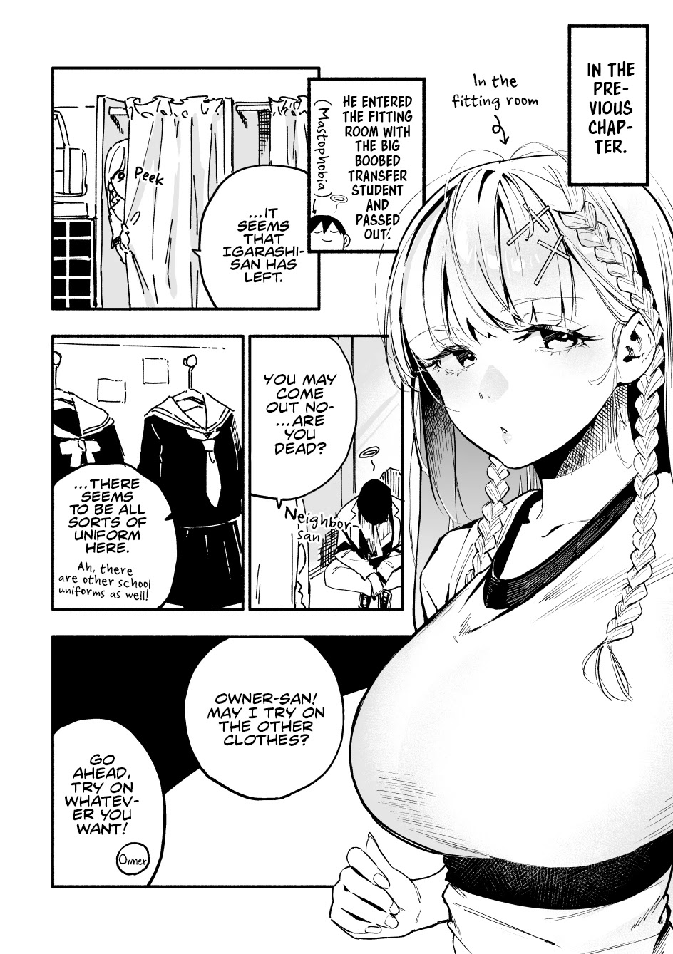 The Angelic Yet Devilish Transfer Student With Big Tits chapter 5 page 1