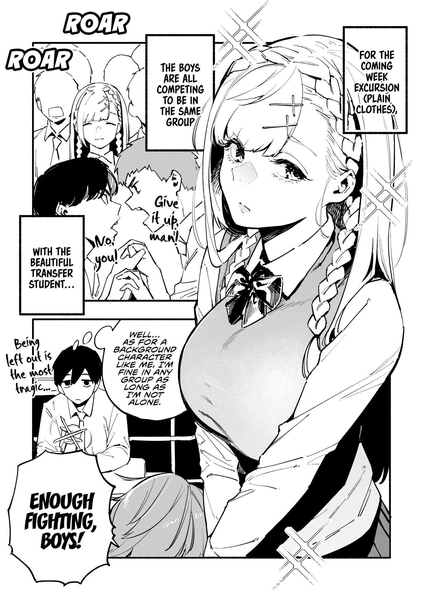 The Angelic Yet Devilish Transfer Student With Big Tits chapter 8 page 1