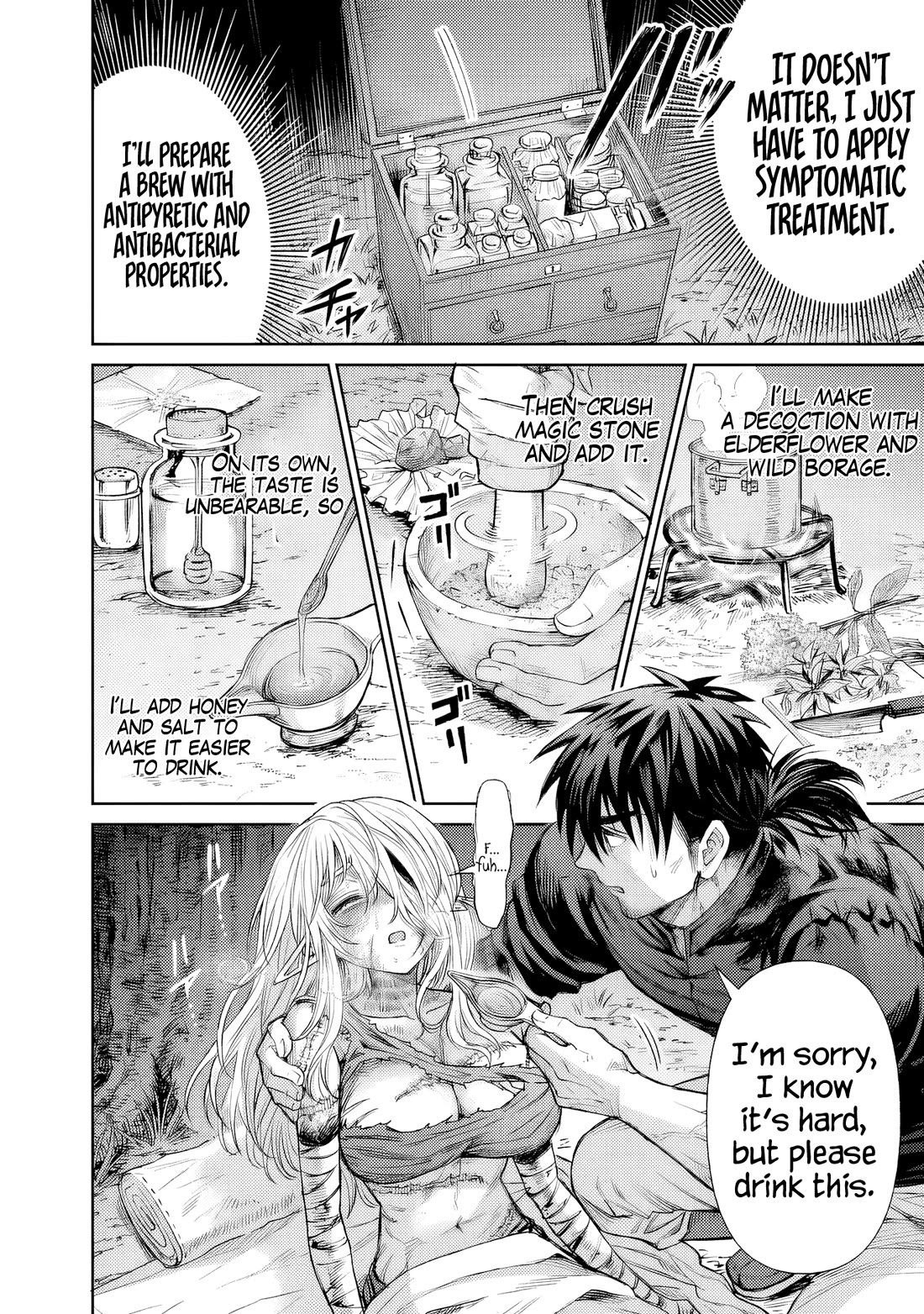 The Apothecary Is Gonna Make This Ragged Elf Happy (Serialized) chapter 1 page 27