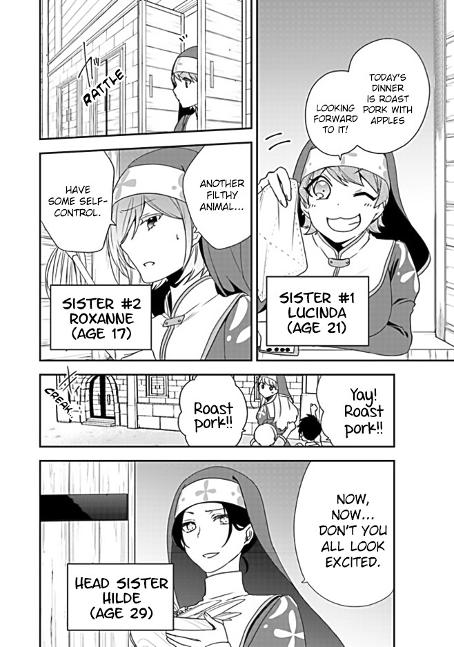 The Banished Villainess! Living the Leisurely Life of a Nun Making Revolutionary Church Food chapter 1 page 12