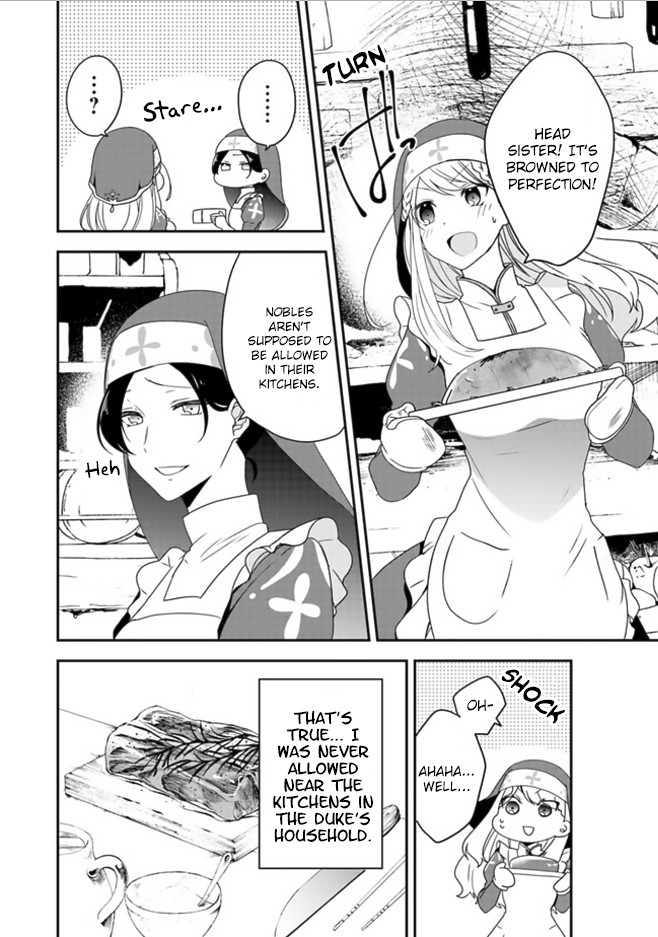 The Banished Villainess! Living the Leisurely Life of a Nun Making Revolutionary Church Food chapter 1 page 14
