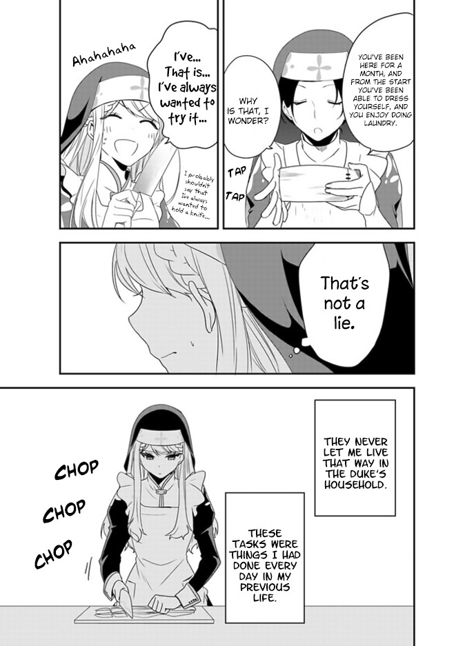 The Banished Villainess! Living the Leisurely Life of a Nun Making Revolutionary Church Food chapter 1 page 15