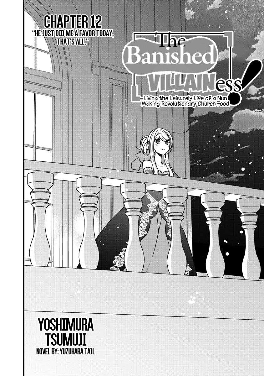 The Banished Villainess! Living the Leisurely Life of a Nun Making Revolutionary Church Food chapter 12 page 3