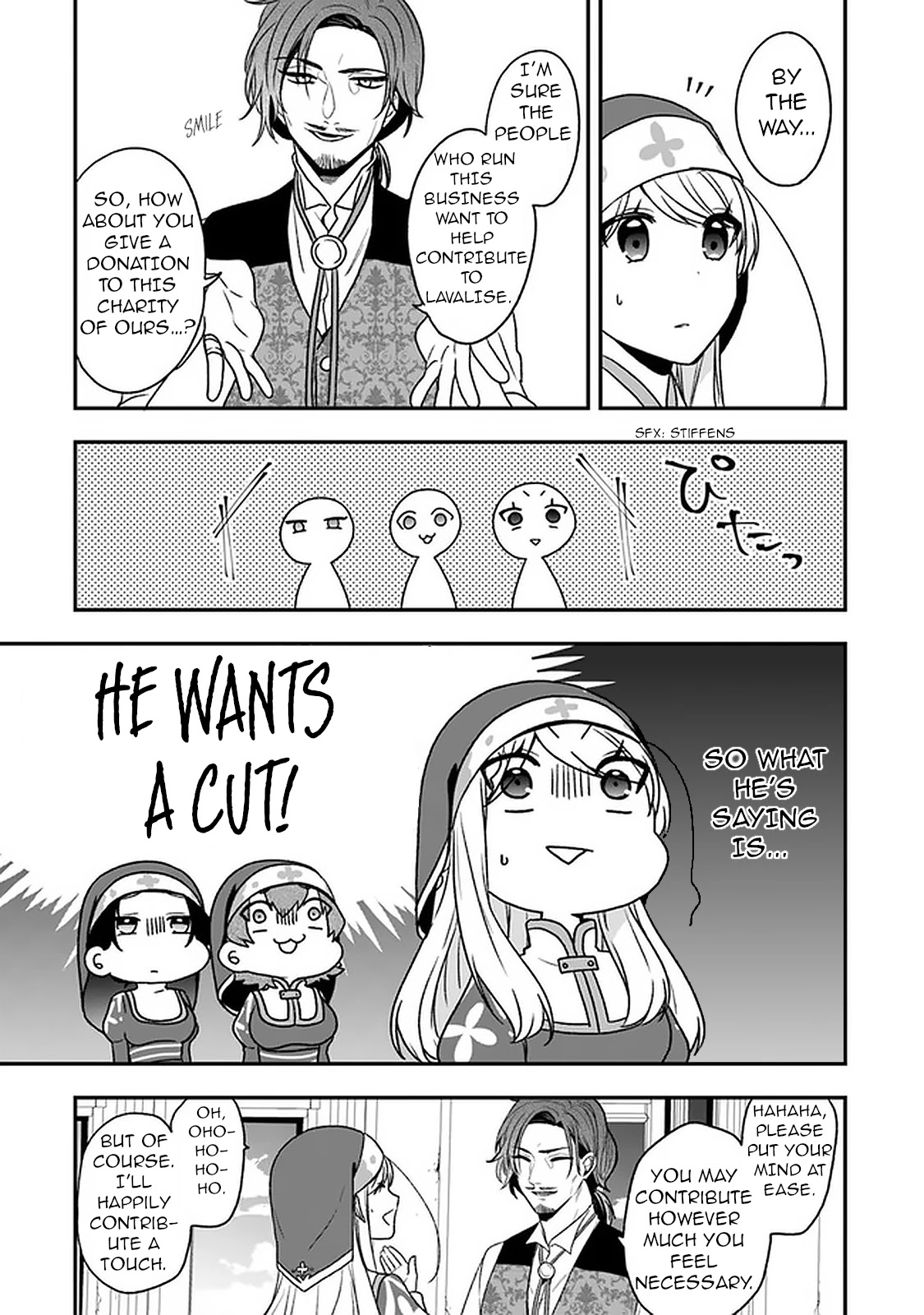 The Banished Villainess! Living the Leisurely Life of a Nun Making Revolutionary Church Food chapter 18 page 7