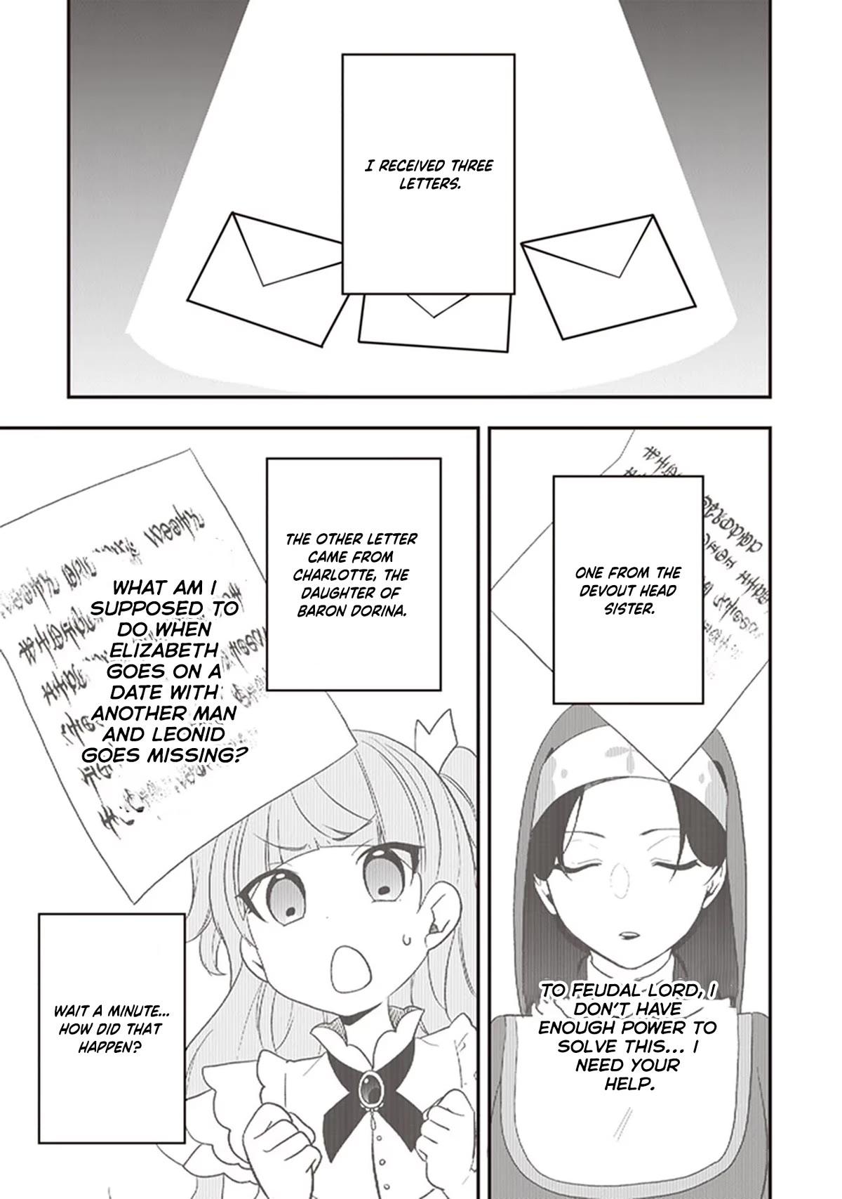 The Banished Villainess! Living the Leisurely Life of a Nun Making Revolutionary Church Food chapter 22 page 2