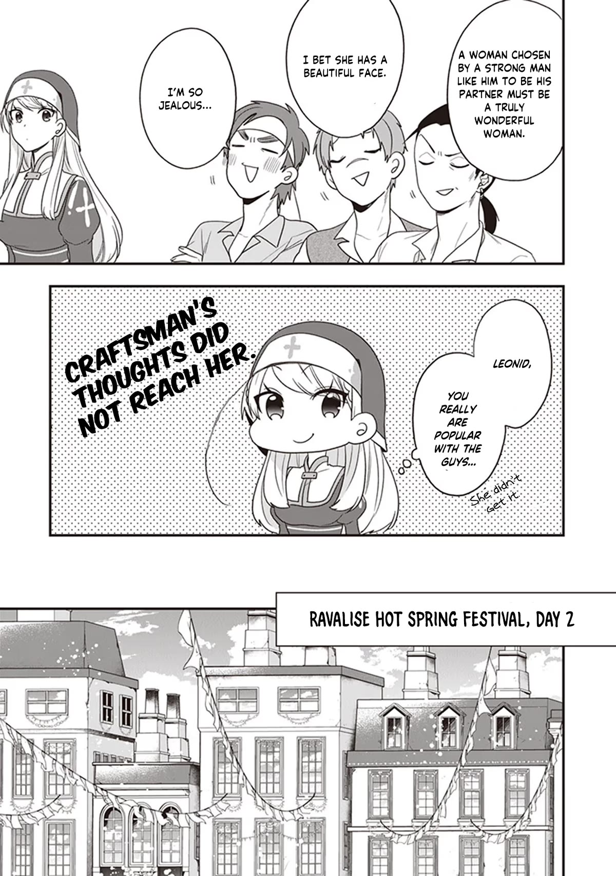 The Banished Villainess! Living the Leisurely Life of a Nun Making Revolutionary Church Food chapter 23 page 14