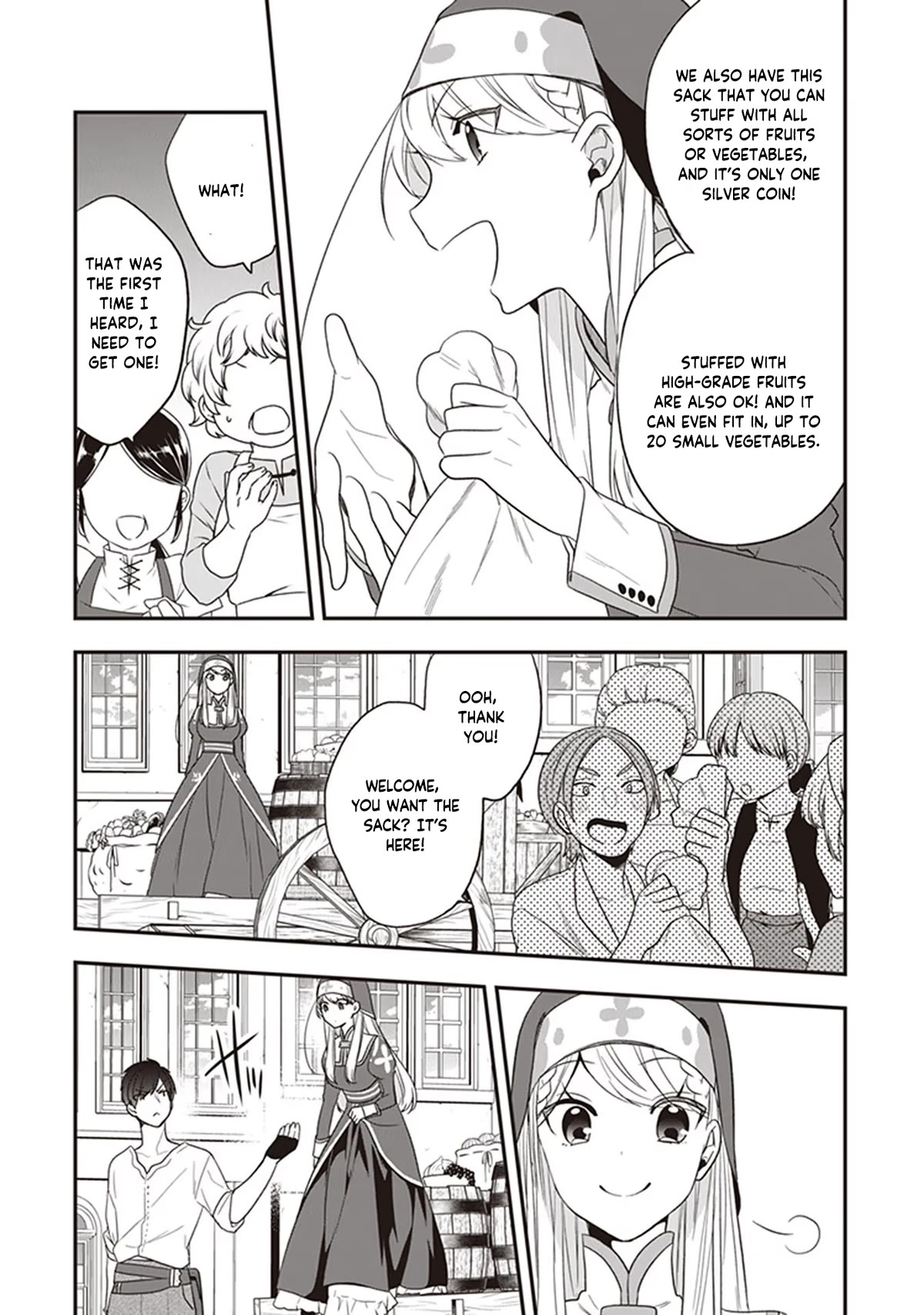 The Banished Villainess! Living the Leisurely Life of a Nun Making Revolutionary Church Food chapter 23 page 18