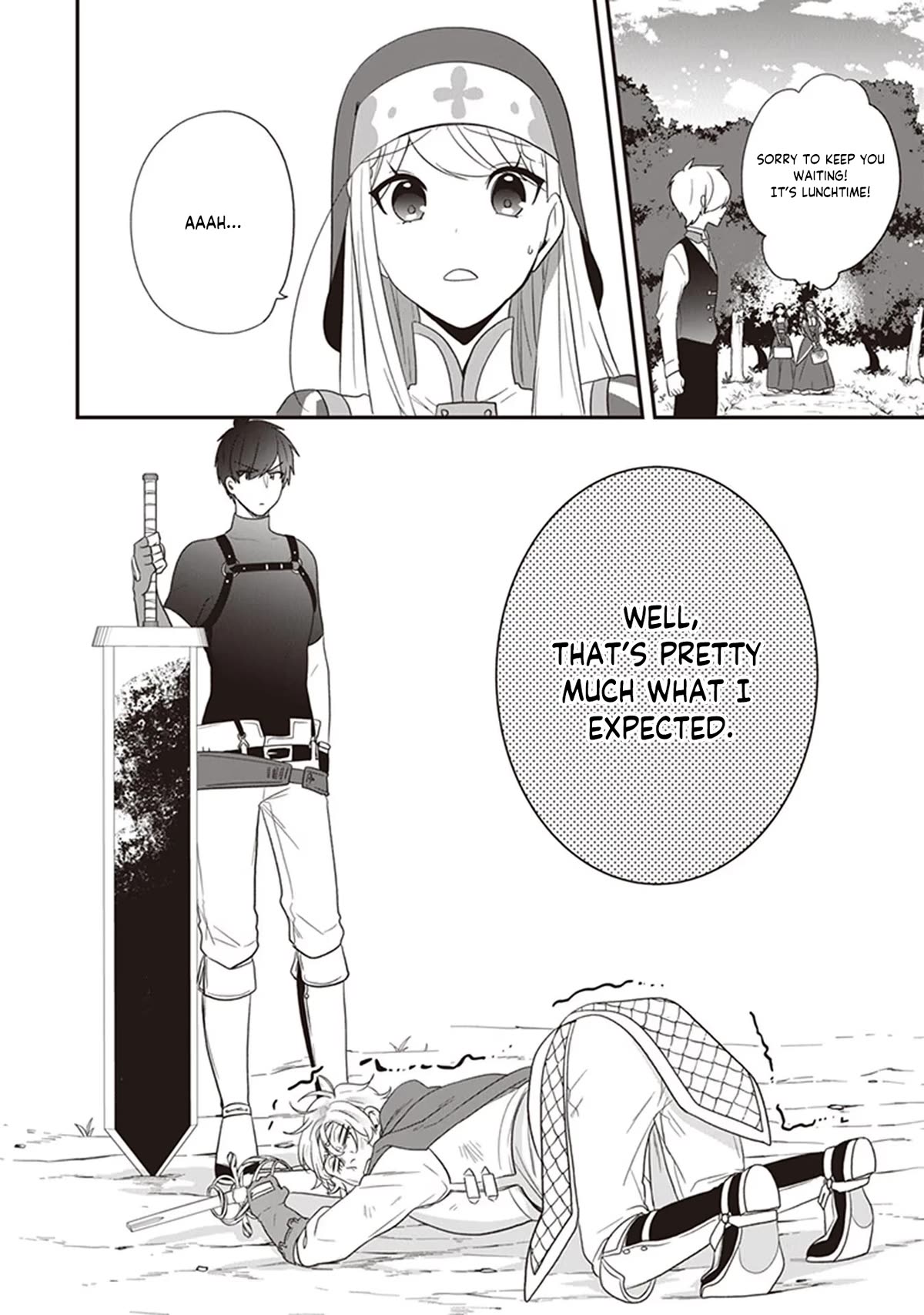 The Banished Villainess! Living the Leisurely Life of a Nun Making Revolutionary Church Food chapter 27 page 19