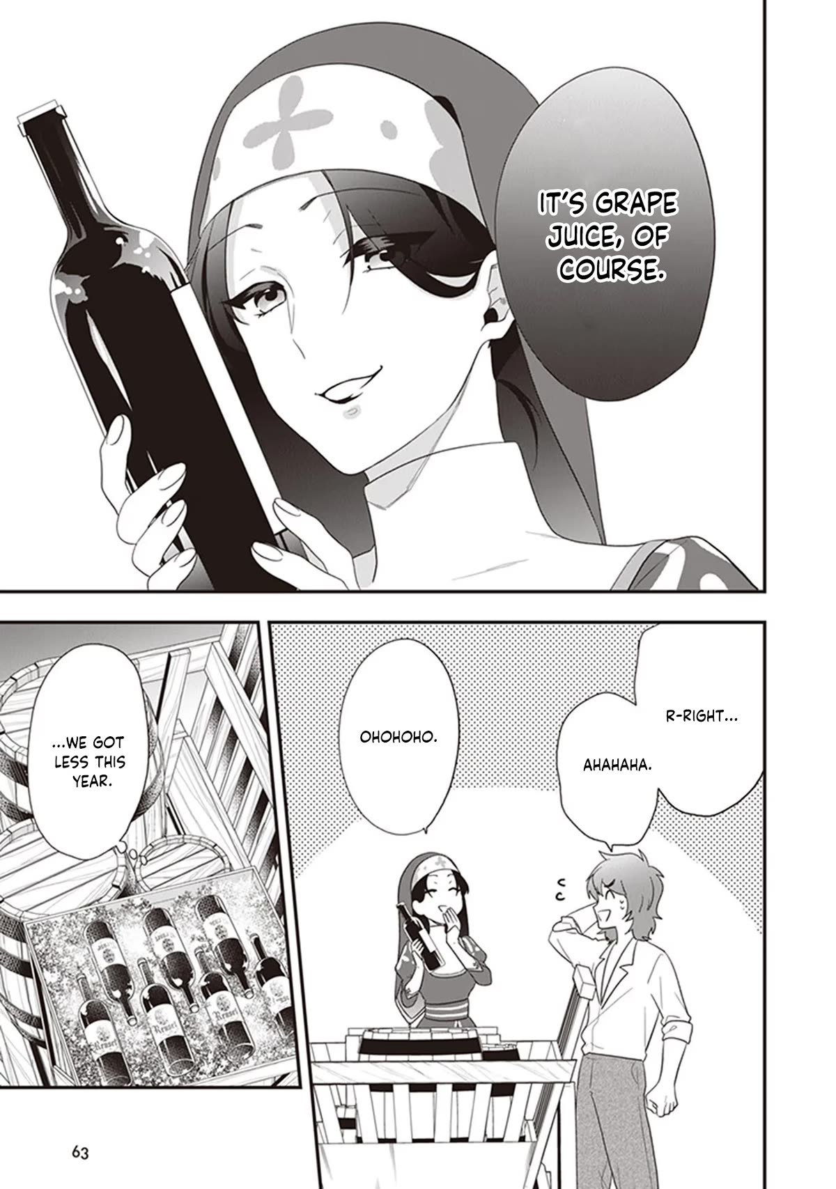 The Banished Villainess! Living the Leisurely Life of a Nun Making Revolutionary Church Food chapter 27 page 36