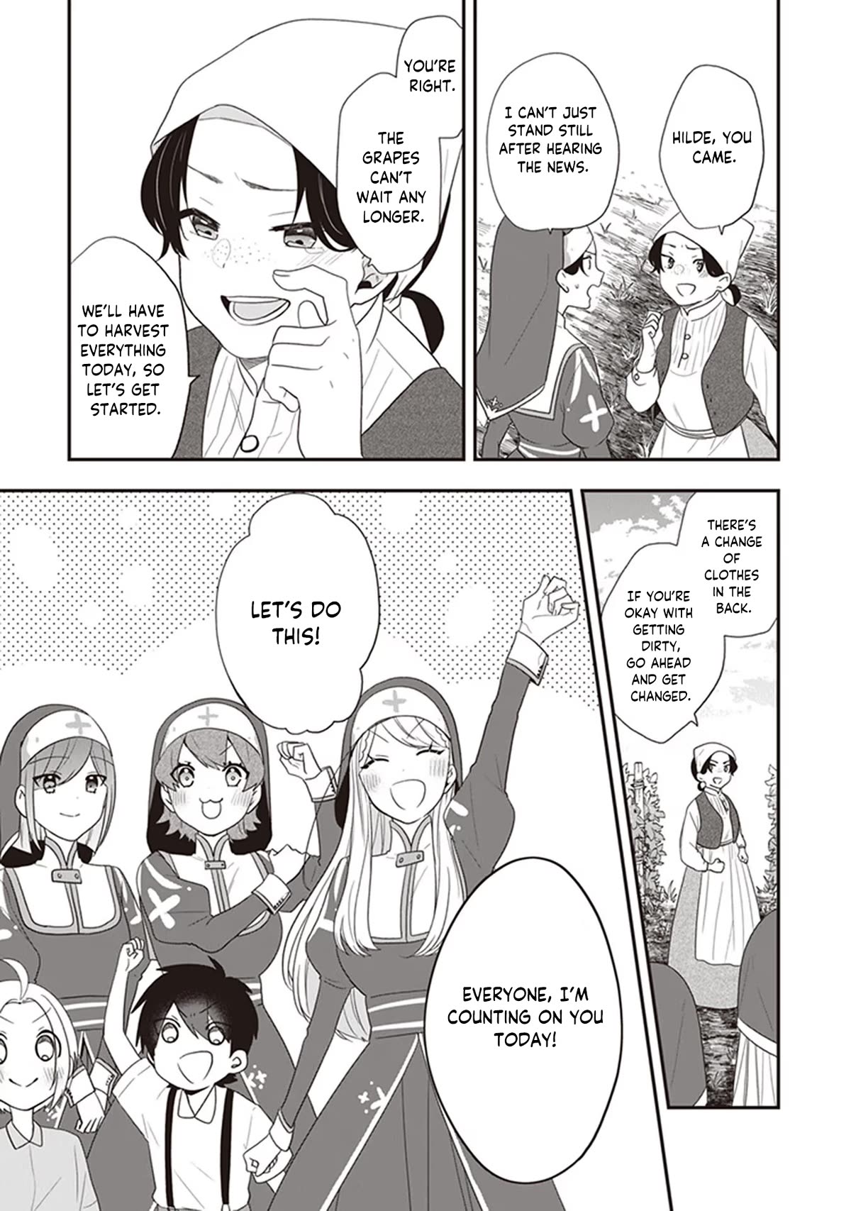 The Banished Villainess! Living the Leisurely Life of a Nun Making Revolutionary Church Food chapter 28 page 14