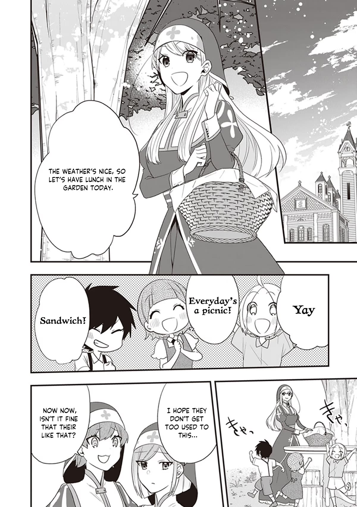 The Banished Villainess! Living the Leisurely Life of a Nun Making Revolutionary Church Food chapter 28 page 3