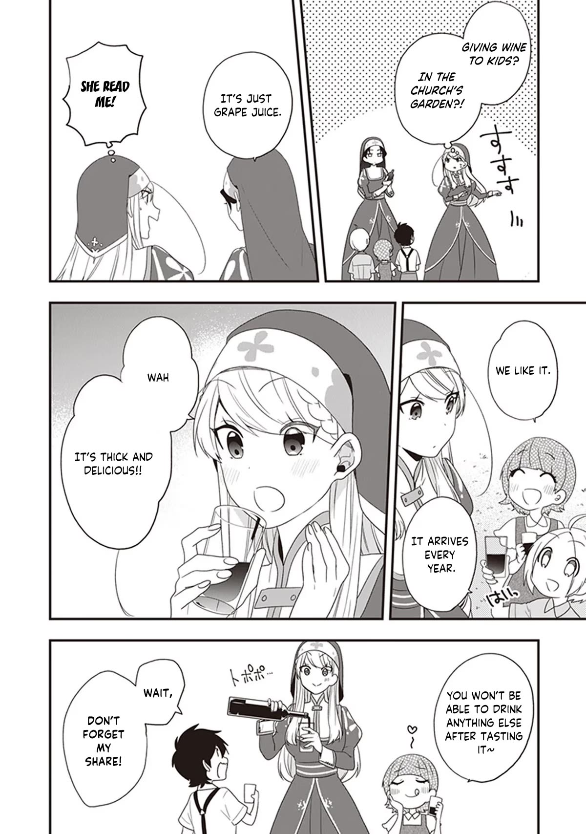 The Banished Villainess! Living the Leisurely Life of a Nun Making Revolutionary Church Food chapter 28 page 5