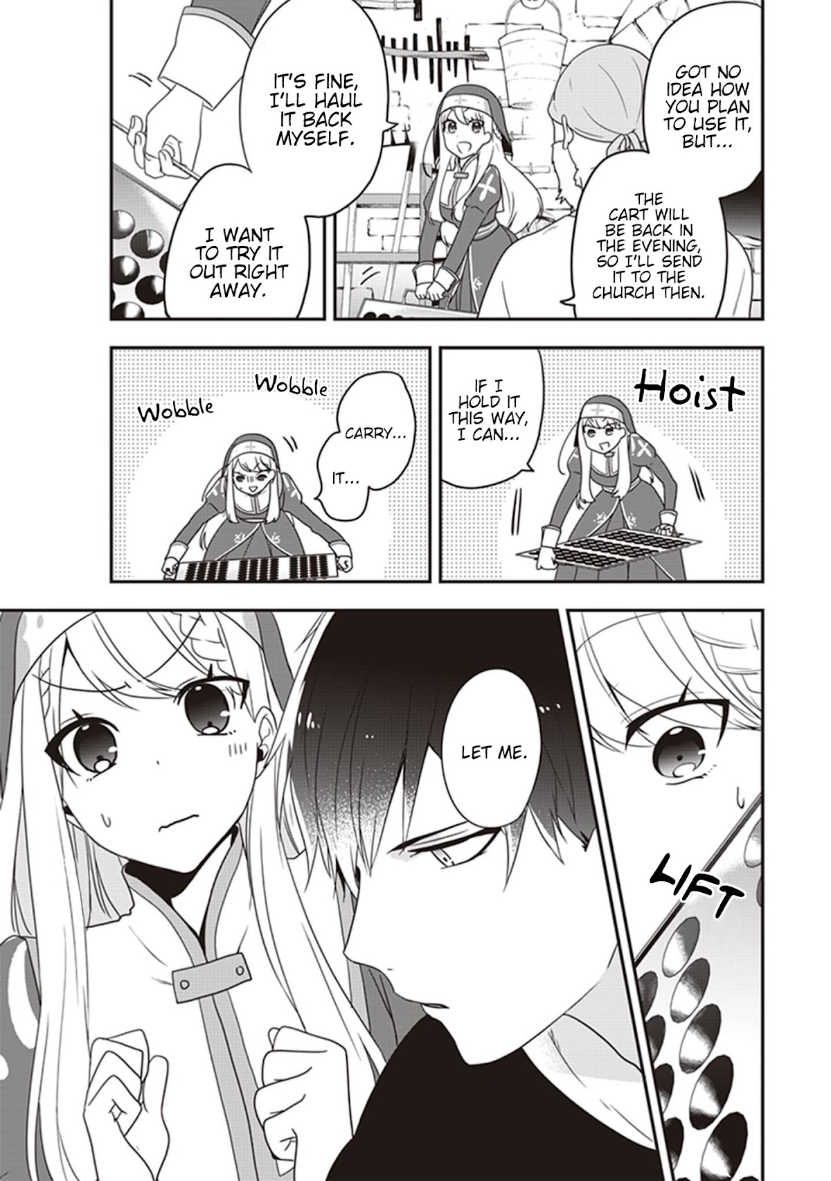 The Banished Villainess! Living the Leisurely Life of a Nun Making Revolutionary Church Food chapter 4 page 7