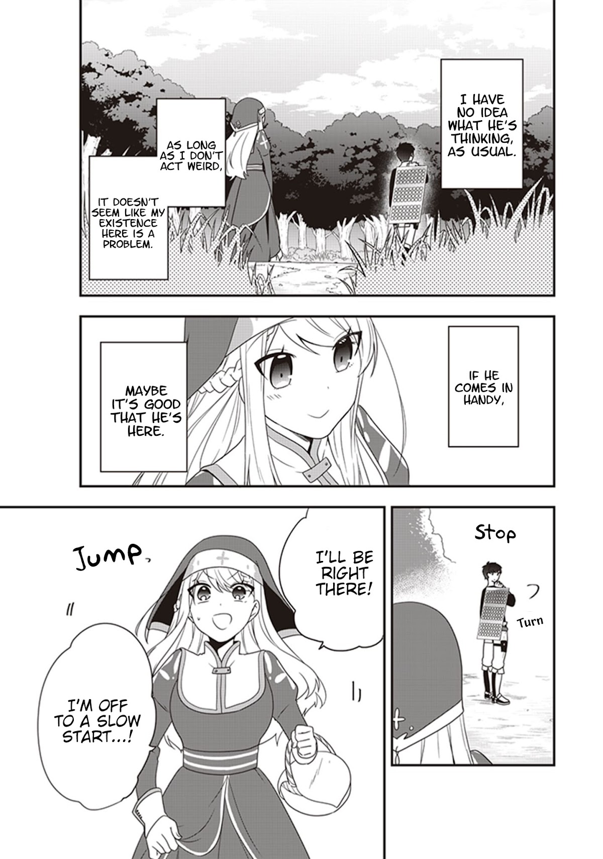 The Banished Villainess! Living the Leisurely Life of a Nun Making Revolutionary Church Food chapter 4 page 9