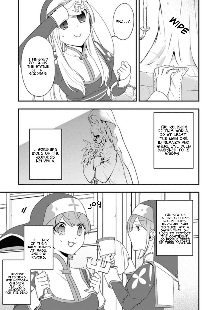 The Banished Villainess! Living the Leisurely Life of a Nun Making Revolutionary Church Food chapter 7 page 7