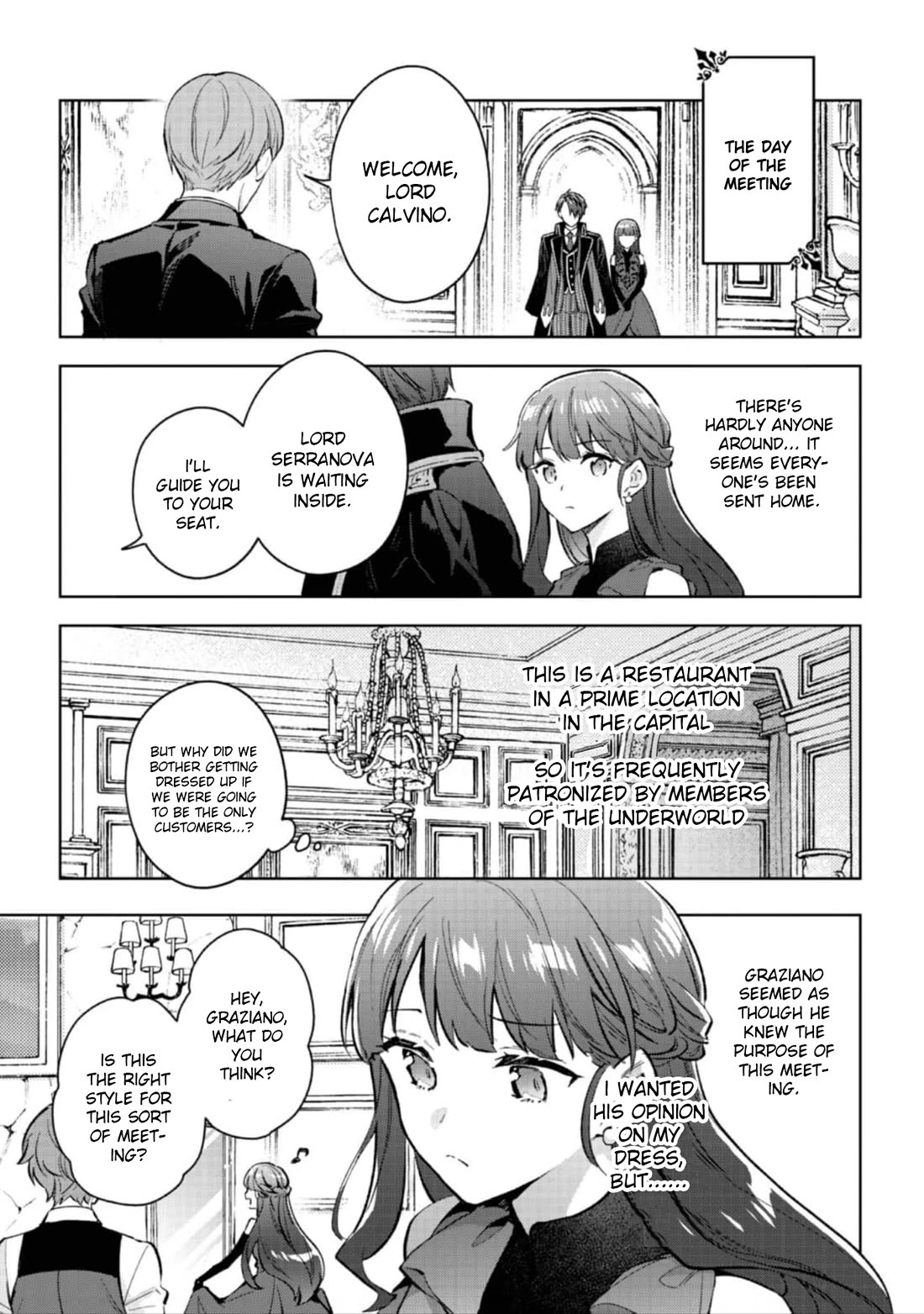 The Beloved Granddaughter of a Yakuza Family Was Reincarnated as the Daughter of a Gangster in an Otome Game chapter 21 page 2