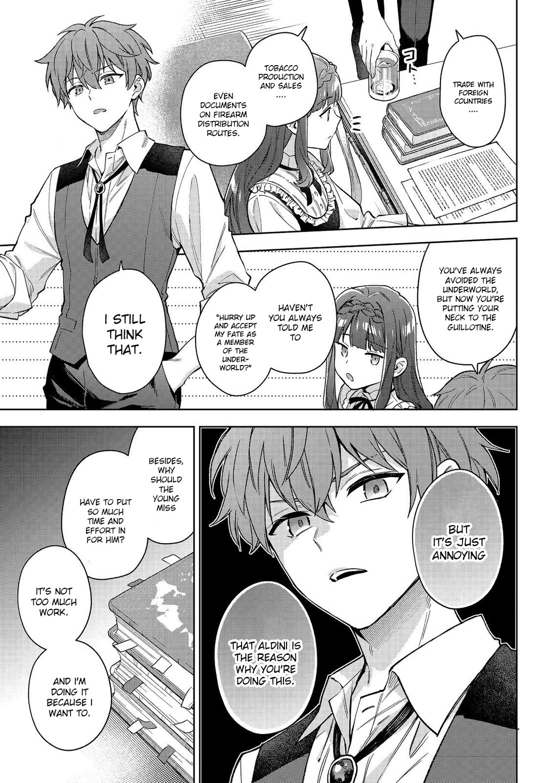 The Beloved Granddaughter of a Yakuza Family Was Reincarnated as the Daughter of a Gangster in an Otome Game chapter 24 page 17