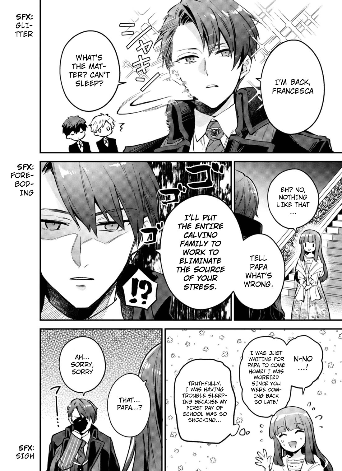 The Beloved Granddaughter of a Yakuza Family Was Reincarnated as the Daughter of a Gangster in an Otome Game chapter 4.5 page 3