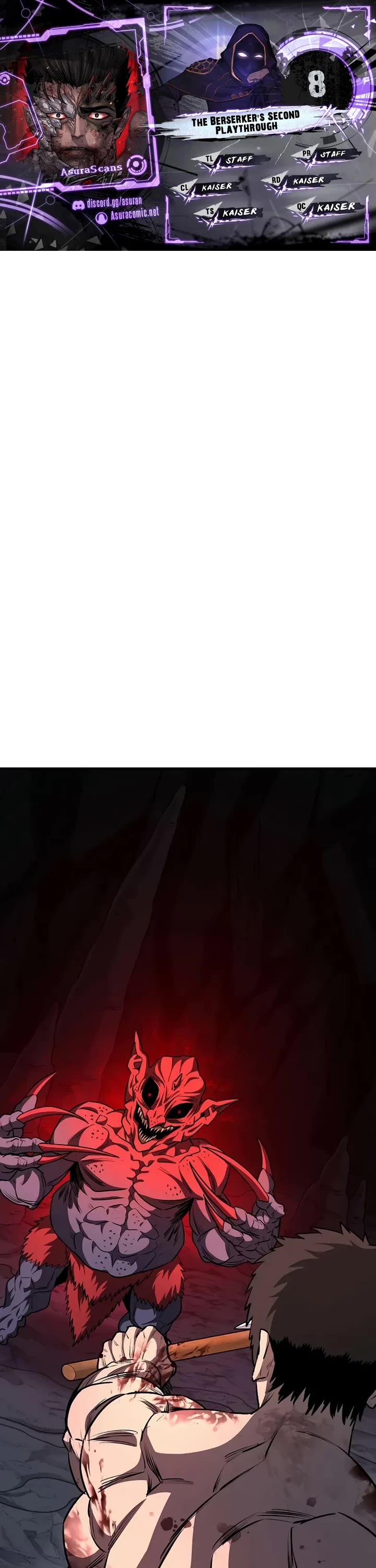 The Berserker's Second Playthrough chapter 8 page 1