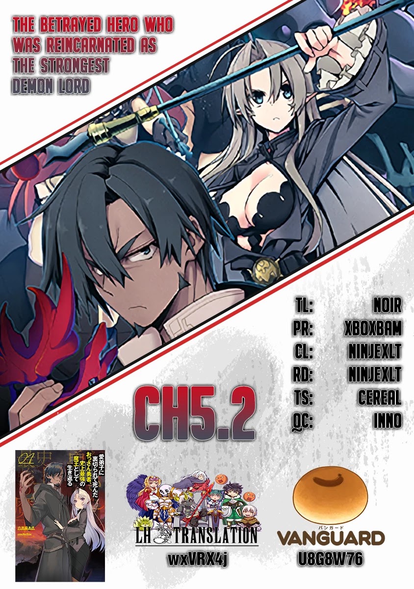 The Betrayed Hero Who Was Reincarnated as the Strongest Demon Lord chapter 5.2 page 1