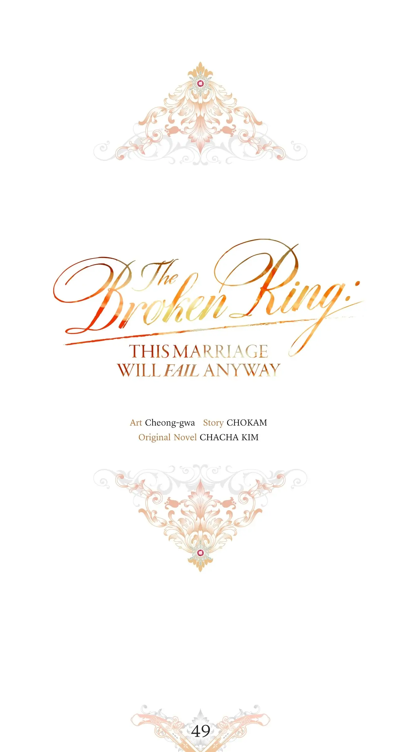 The Broken Ring: This Marriage Will Fail Anyway chapter 49 page 37