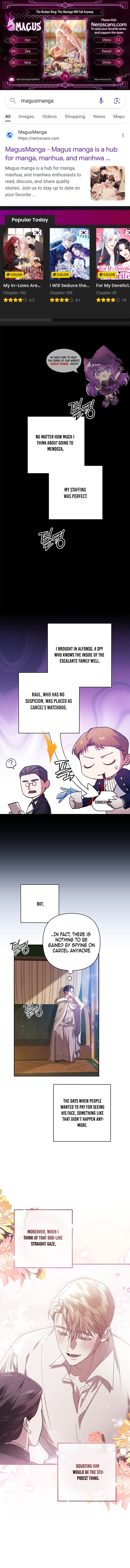 The Broken Ring: This Marriage Will Fail Anyway chapter 74 page 1