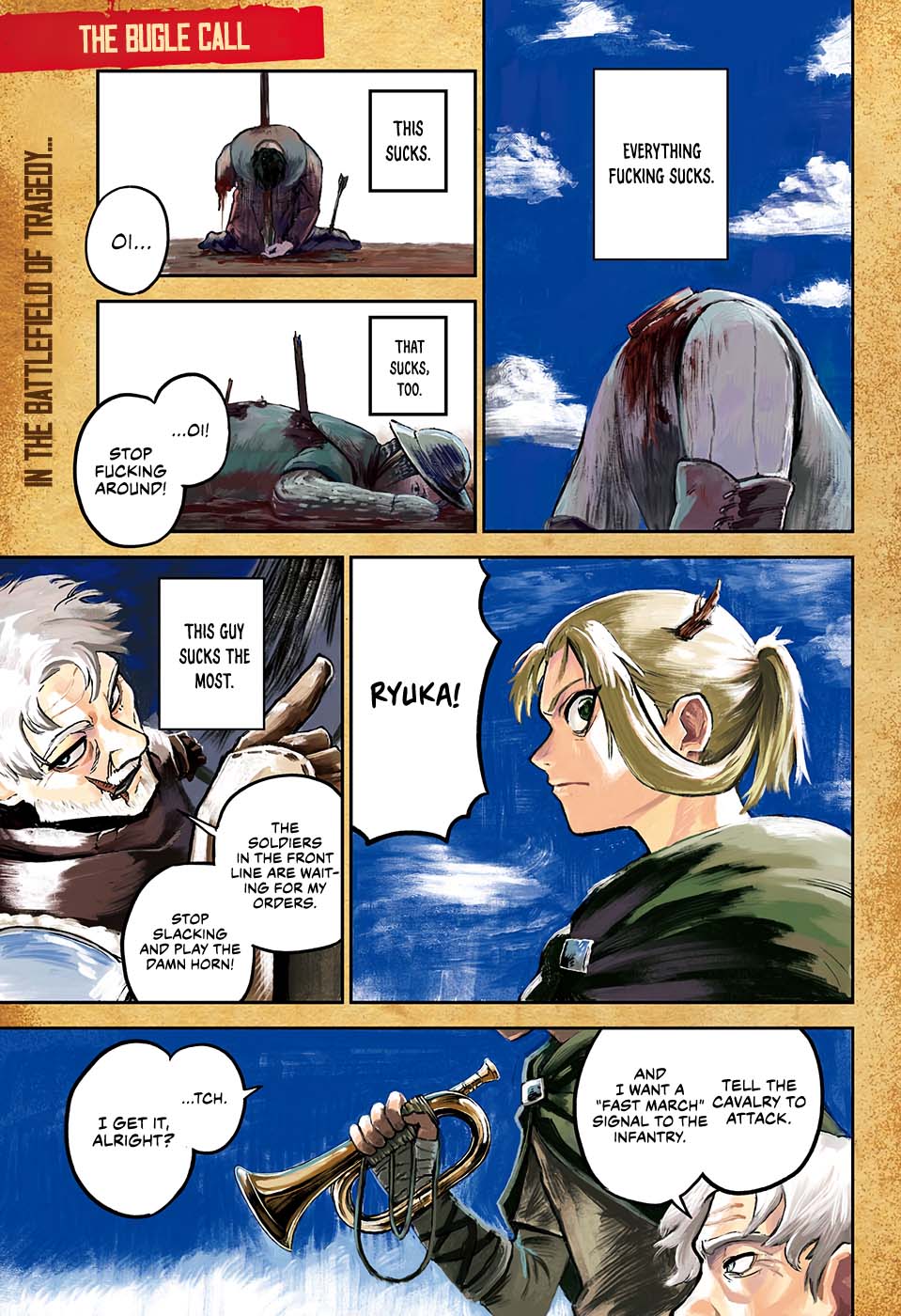 The Bugle Call chapter 1 page 2