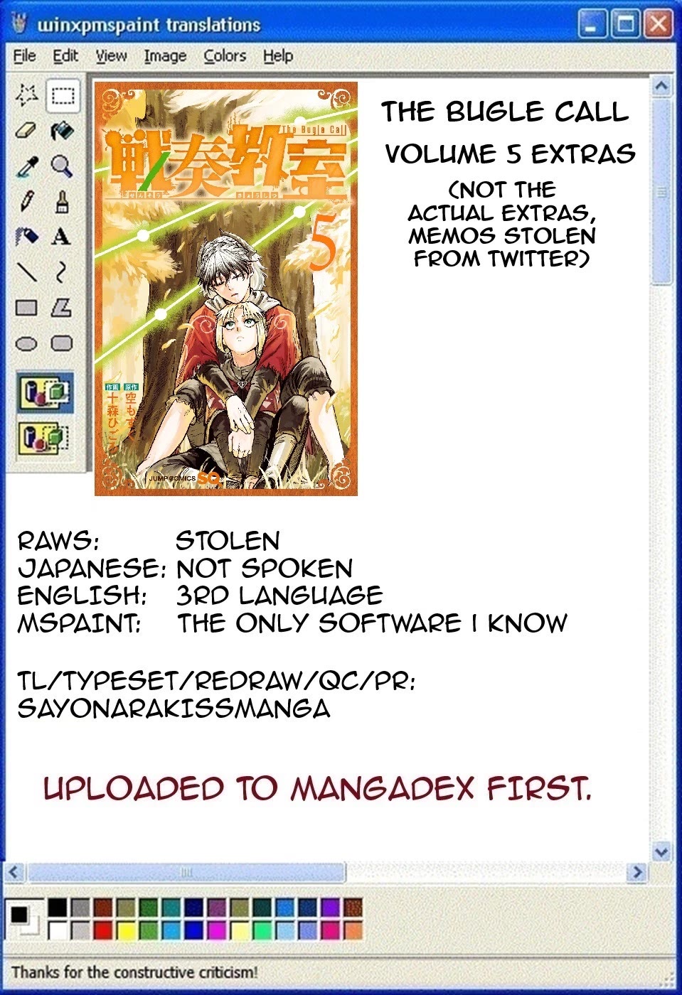 The Bugle Call chapter 16.1 page 1