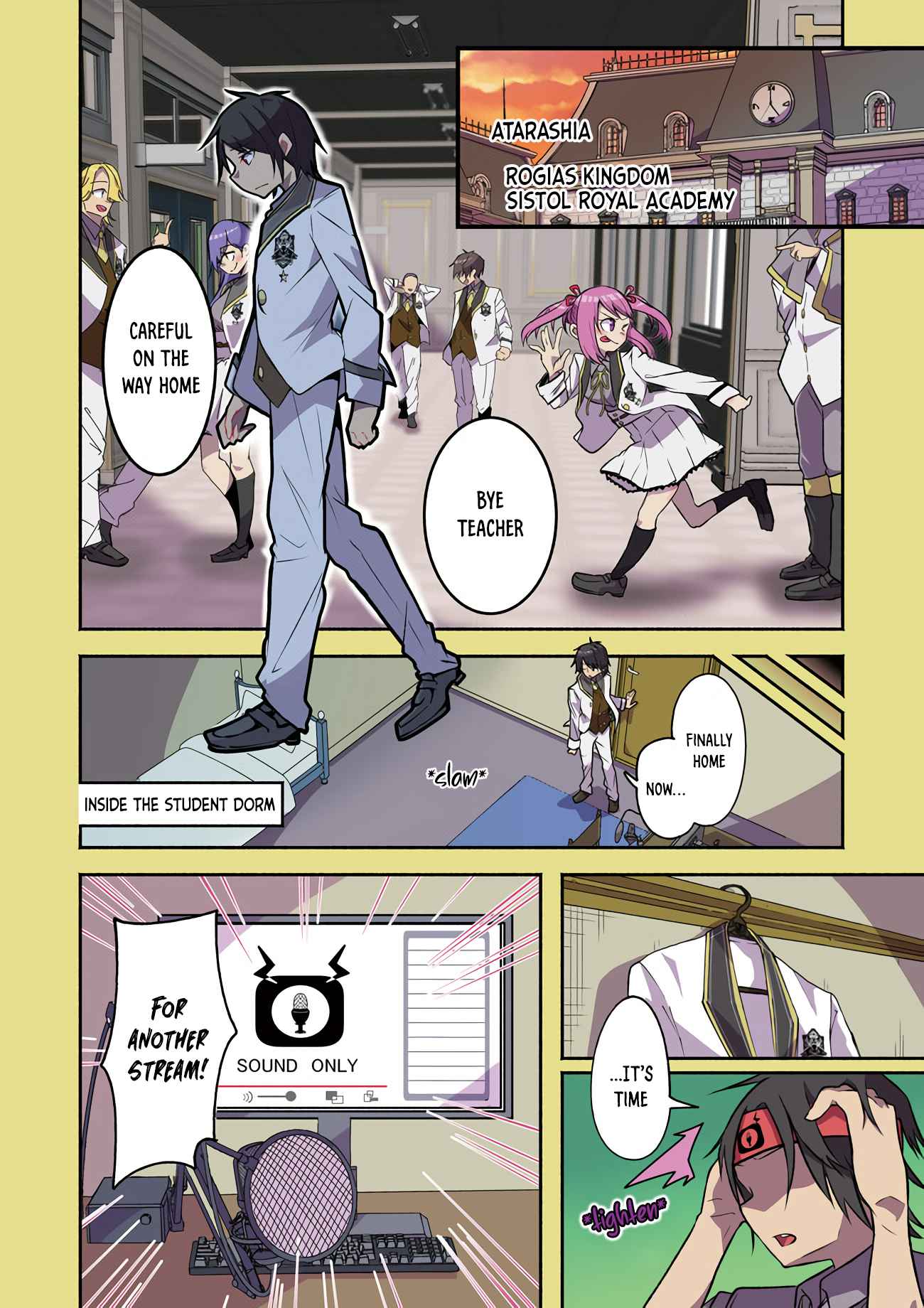 The Case In Which Streaming In Another World Led To The Creation Of A Massive Yandere Following chapter 1 page 4