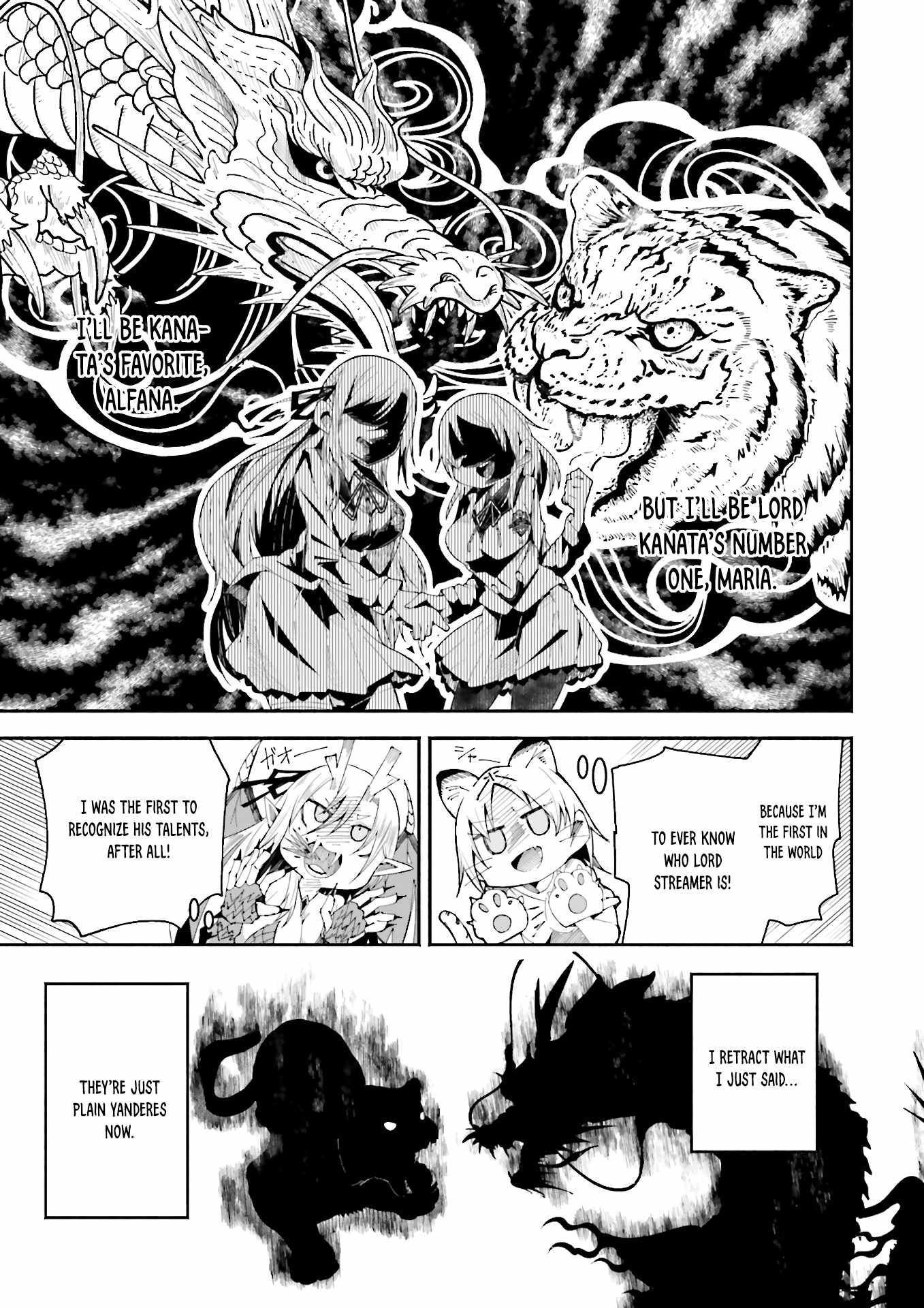 The Case In Which Streaming In Another World Led To The Creation Of A Massive Yandere Following chapter 18 page 13